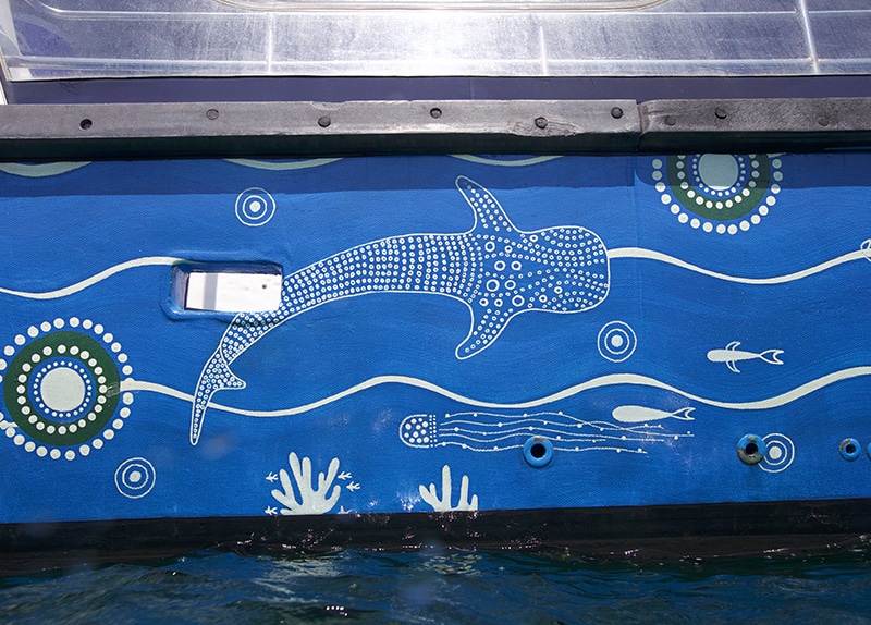 Dive Ningaloo - Aboriginal Whaleshark on Ceto Boat