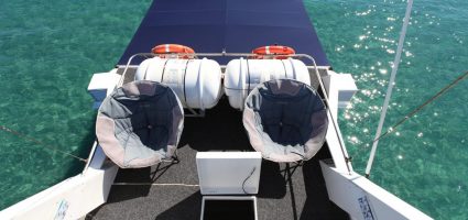 Dive Ningaloo - Ceto Flybridge looking back